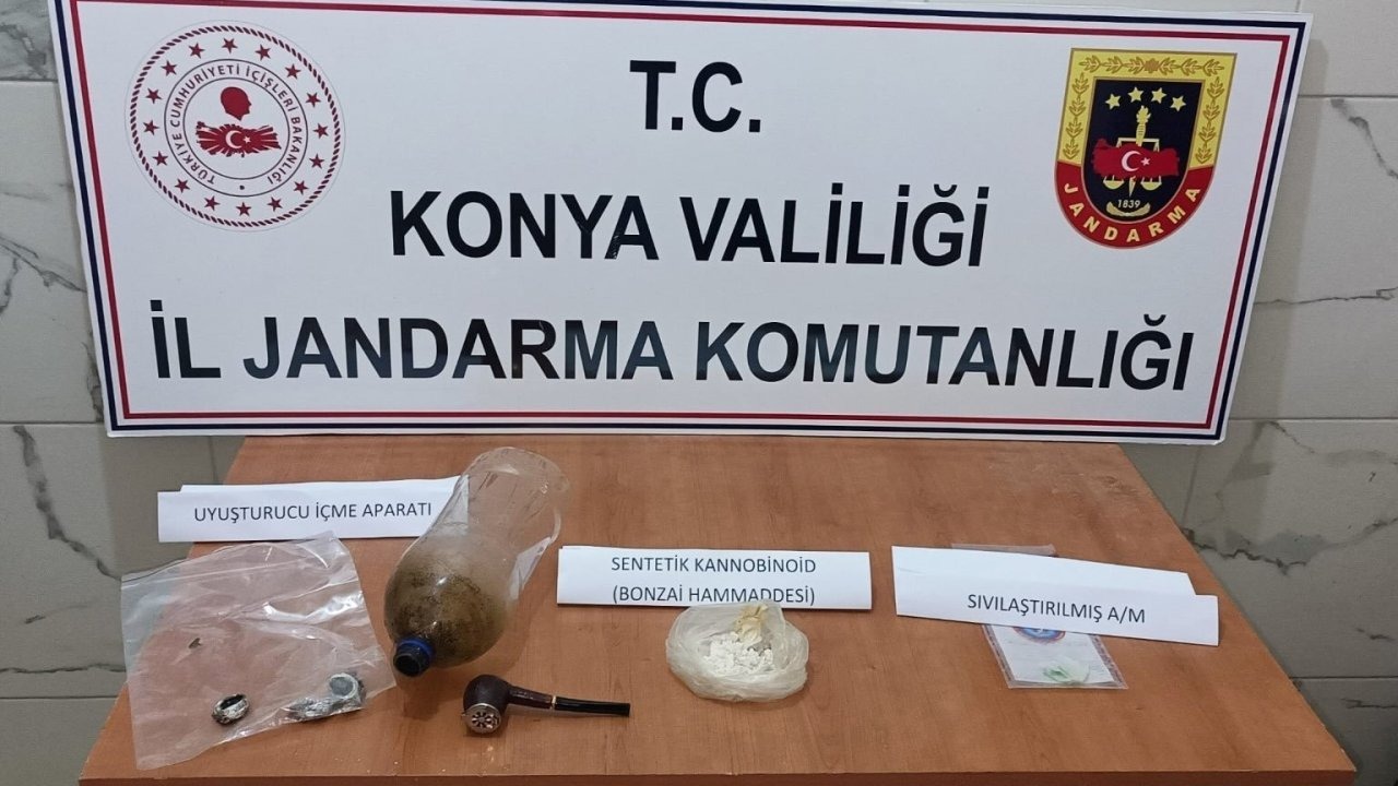 Konya’da jandarmadan uyuşturucuya geçit yok: 21 tutuklama
