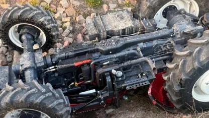 Traktör Kazası: 54 Yaşındaki Sürücü Feci Şekilde Can Verdi