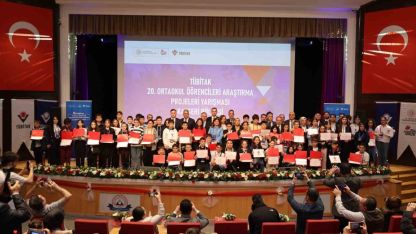 TÜBİTAK Ortaokul Öğrencileri Araştırma Projeleri Kayseri Bölge Yarışması’nı kazananlar belli oldu