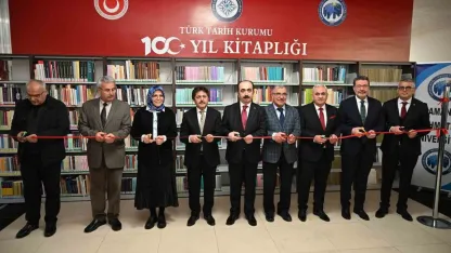 KMÜ’de "Türk Tarih Kurumu 100. Yıl Kitaplığı" açıldı