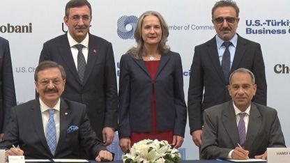 TOBB Başkanı Hisarcıklıoğlu: "Türkiye’de ve ABD’de ticaret ve yatırım ilişkilerini güçlendirmeye yönelik çok sayıda etkinliği birlikte hayata geçiriyoruz"