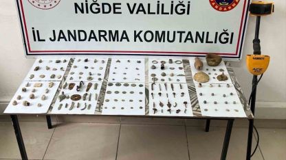 Niğde’de ’Anadolu Mirası’ operasyonu: 145 tarihi eser ele geçirildi