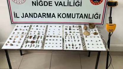 Niğde’de ’Anadolu Mirası’ operasyonu: 145 tarihi eser ele geçirildi