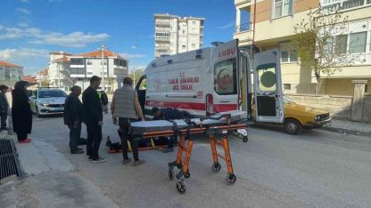 Karaman’da devrilen motosiklet metrelerce sürüklendi: 1 yaralı