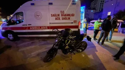 Karaman’da motosiklet kazası: 2 yaralı