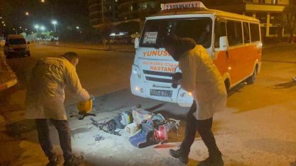 Elektrikli bisiklet sürücüsünün ölümüyle sonuçlana kaza kamerada