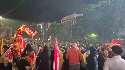 Galatarasaylı taraftarlar şampiyonluk heyecanını paylaştı