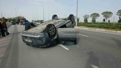 Aksaray’da otomobil ile hafif ticari araç çarpıştı: 2 yaralı