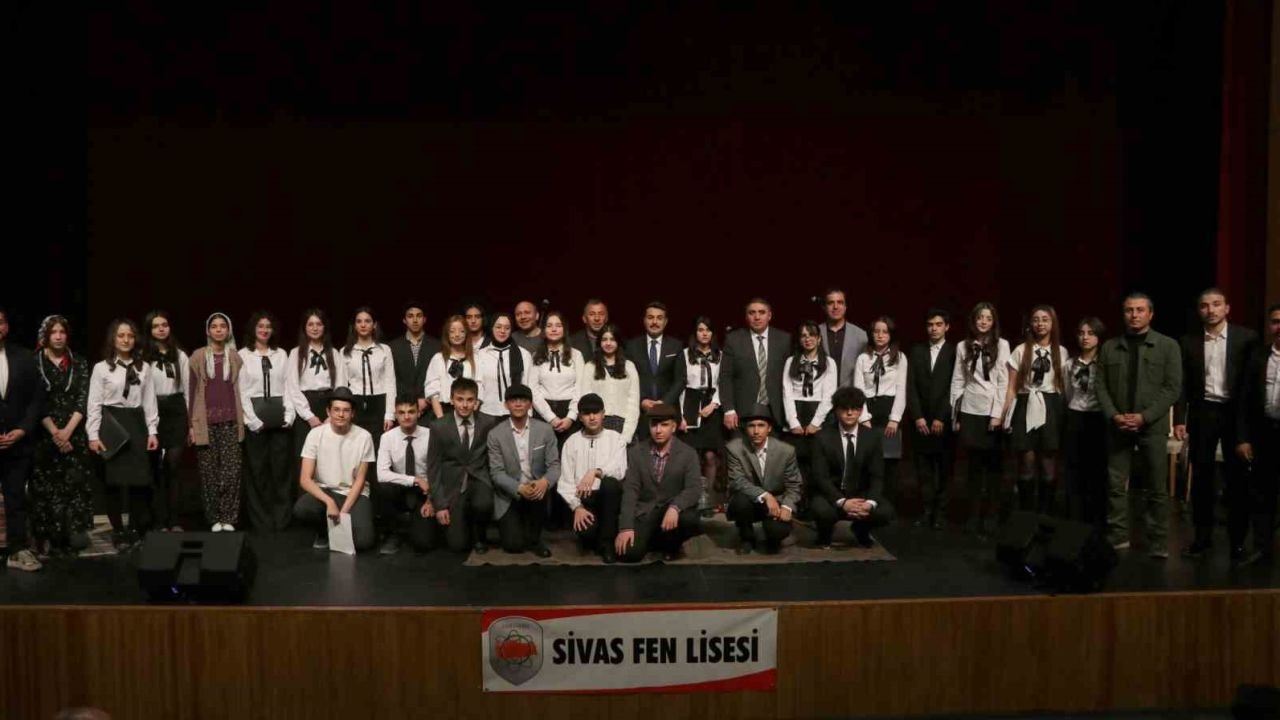 Lise öğrencileri Veysel’in hayatını sahneye taşıdı