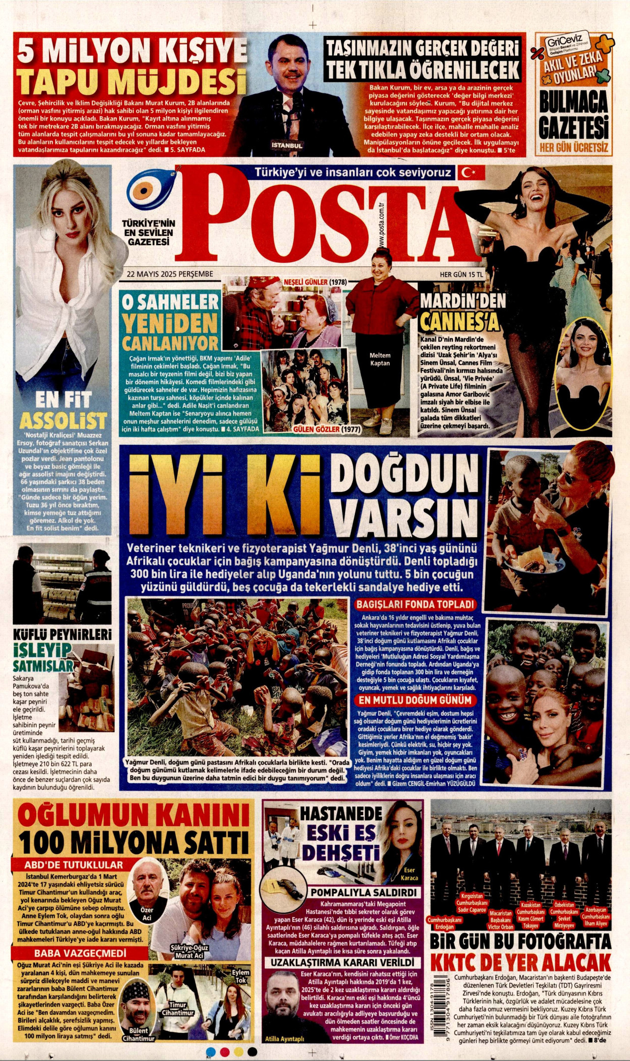 POSTA Gazete Manşeti