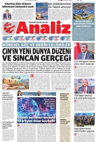 Analiz Gazetesi Gazete Manşeti