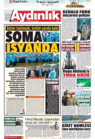 Aydınlık Gazete Manşeti