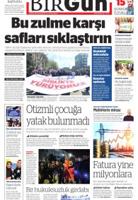 Birgün Gazetesi Gazete Manşeti