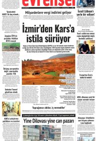 Evrensel Gazetesi Gazete Manşeti