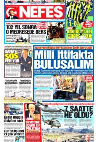 Nefes Gazetesi Gazete Manşeti